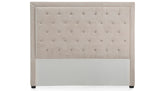 Fabric Headboard & Base 55 - King/Queen Bed - Customizable